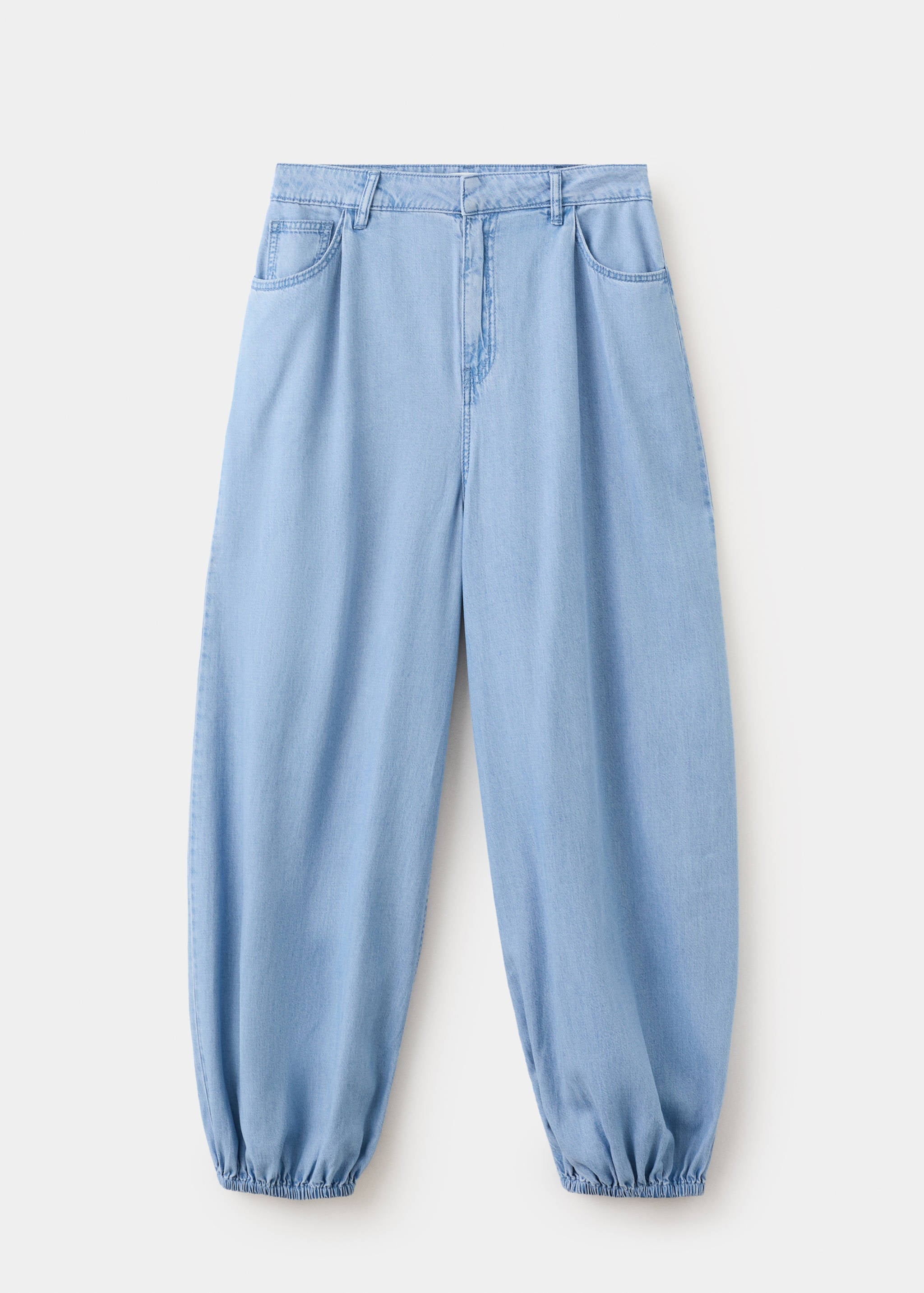 Mango pantalon emma in light denim - Image 1