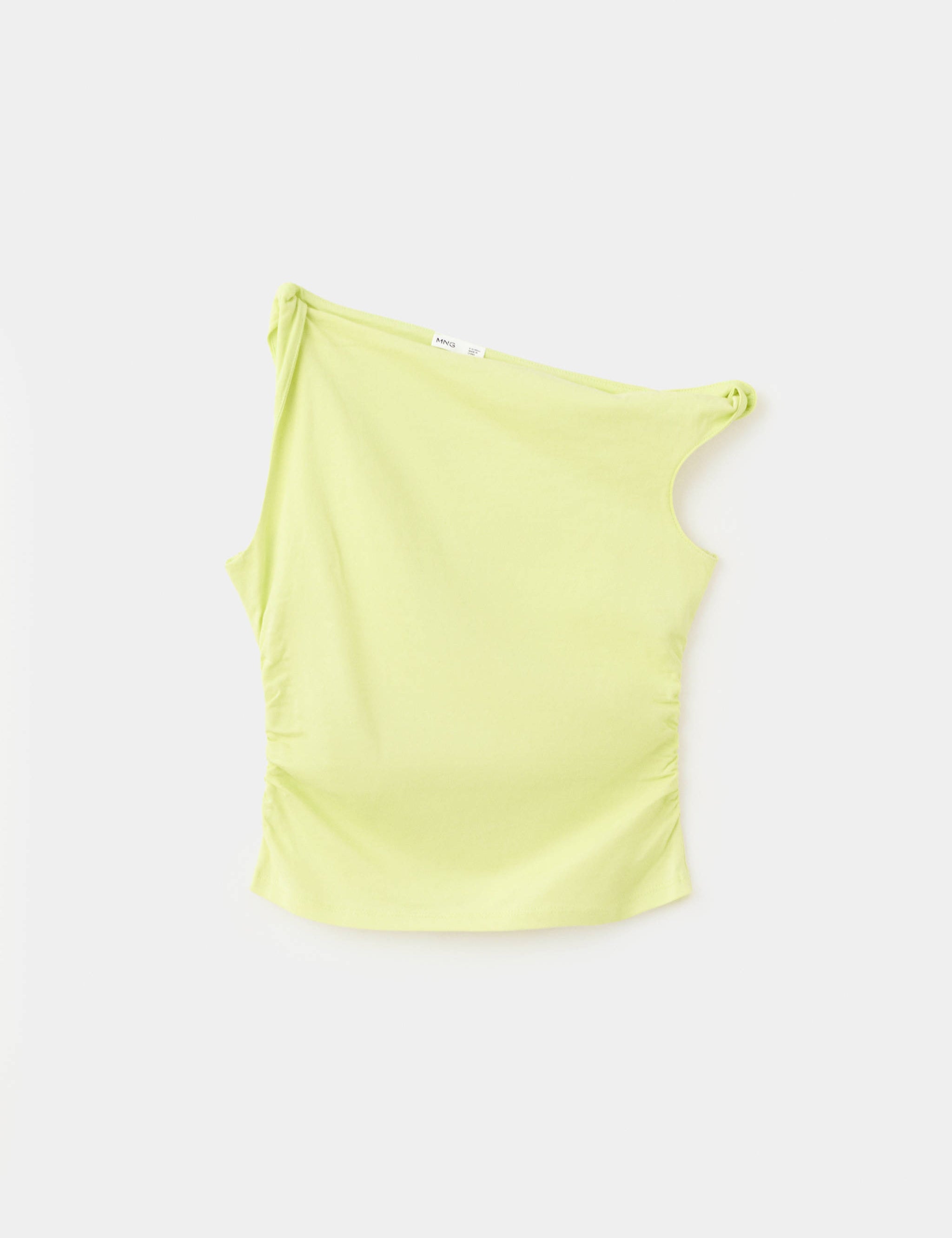 Mango camiseta roll in lime - Image 1