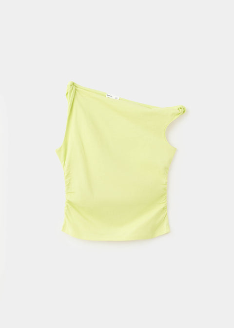 Mango camiseta roll in lime