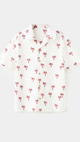 Mango shirt palm in off white - Image 1