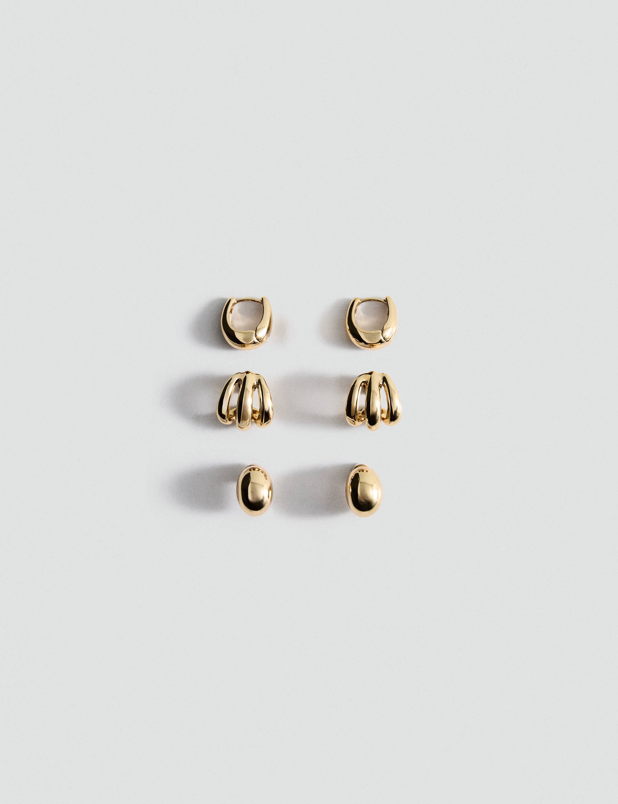 Mango pendiente jim in gold - Image 1