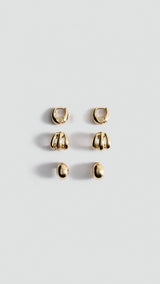 Mango pendiente jim in gold - Image 1