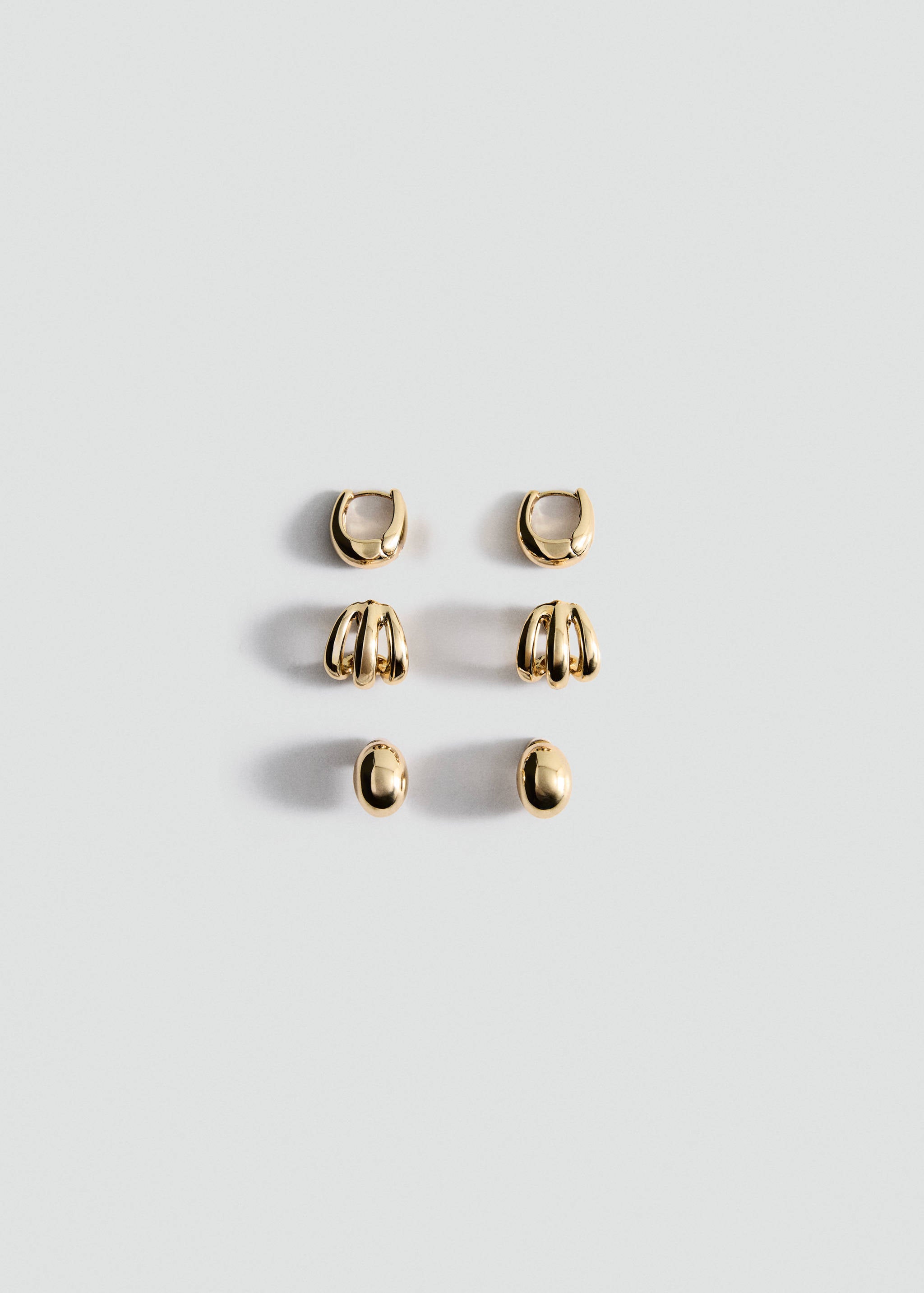 Mango pendiente jim in gold - Image 1