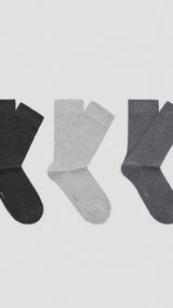 Mango calcetines trigris in grey - Image 1