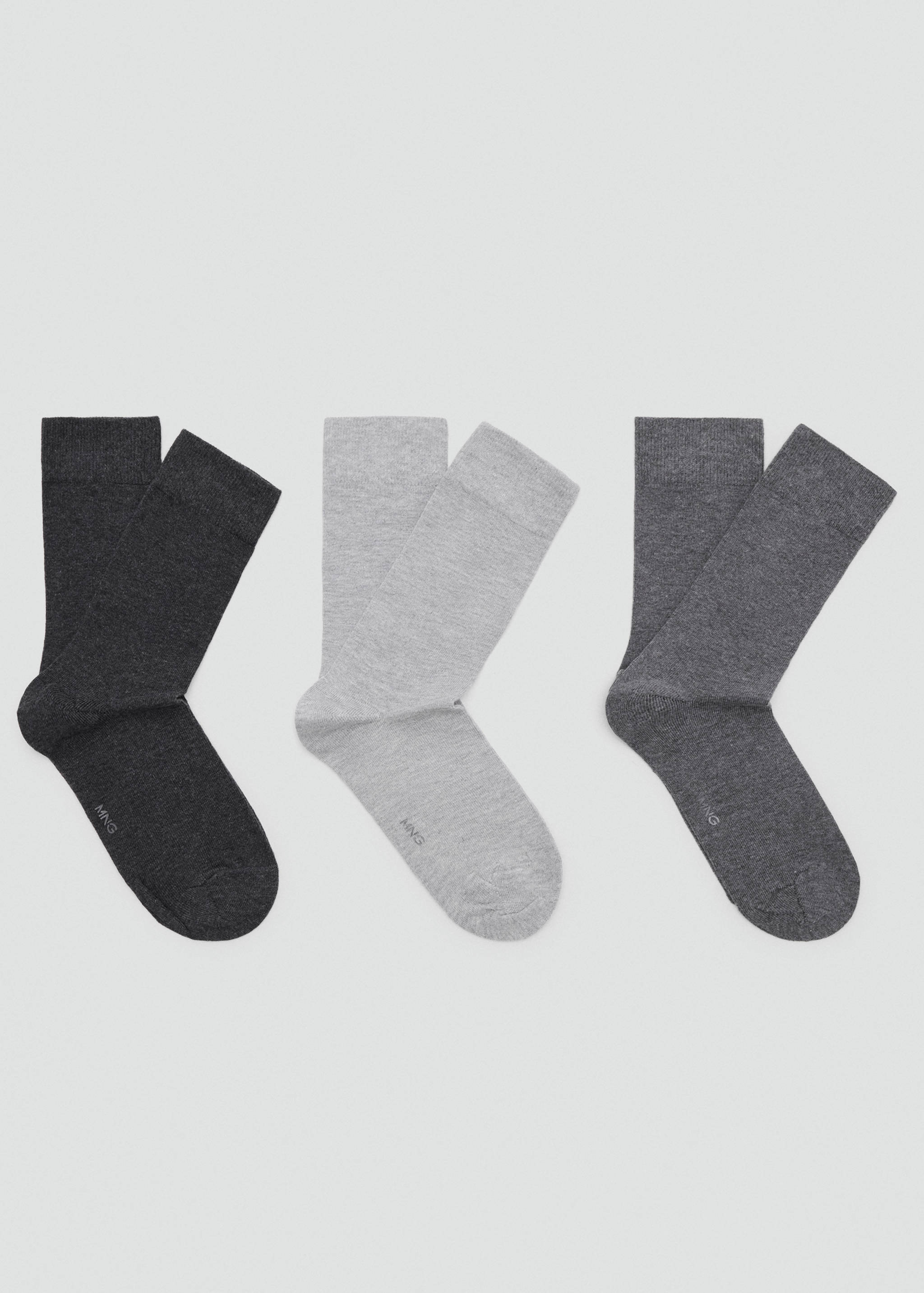 Mango calcetines trigris in grey - Image 1