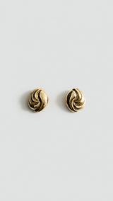 Mango pendiente justina in gold - Image 1