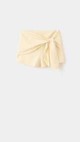 Mango shorts pistacho in pastel yellow - Image 1