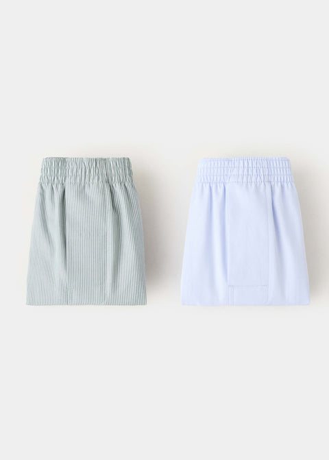 Mango boxers mint in pastel green