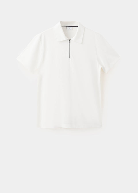 Mango polo carlez in white