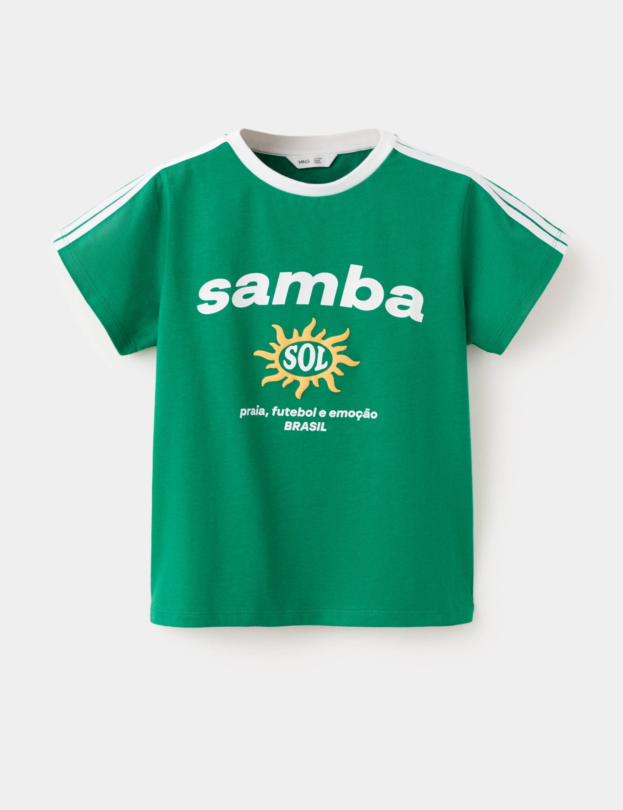Mango camiseta brasil in billiard - Image 1