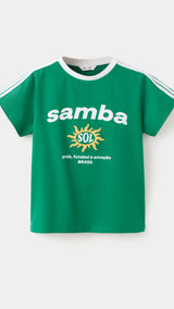 Mango camiseta brasil in billiard - Image 1