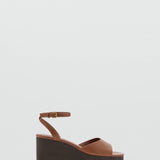 Mango sandalia reno in leather - Image 1