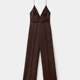 Mango jumpsuit any in chocolate - Image 1