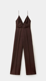 Mango jumpsuit any in chocolate - Image 1