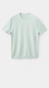 Mango camiseta tricot arraona in pastel green - Image 1