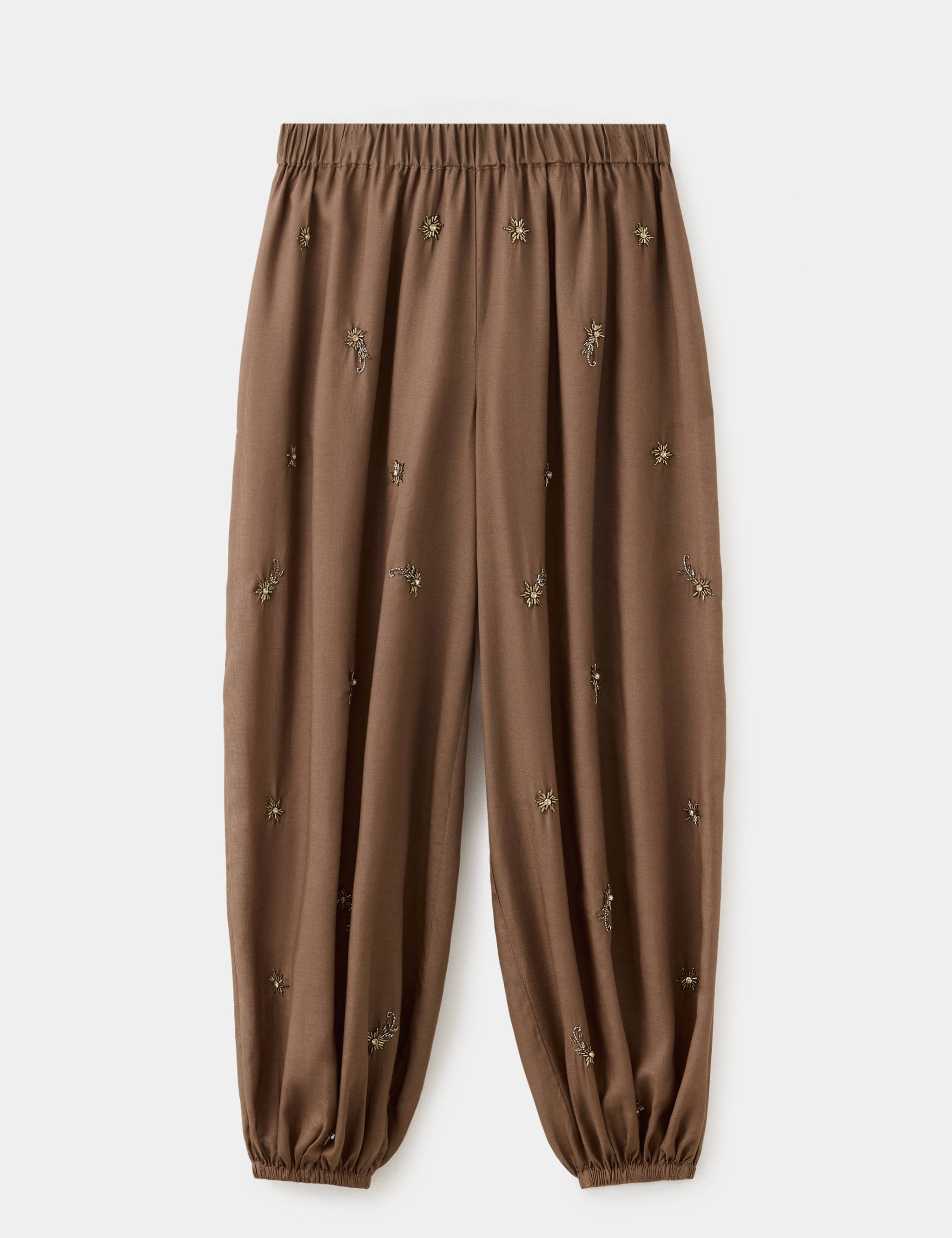 Mango pantalon soliel in brown - Image 1