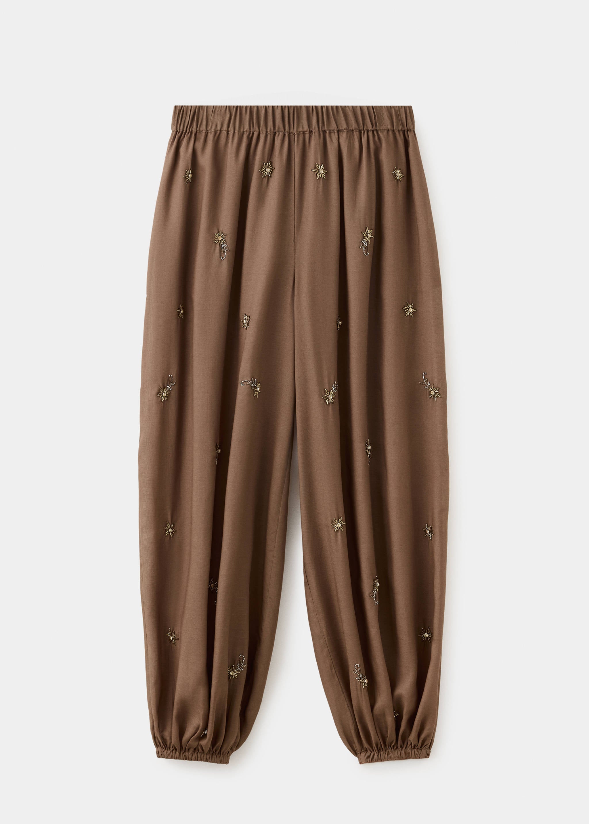 Mango pantalon soliel in brown - Image 1