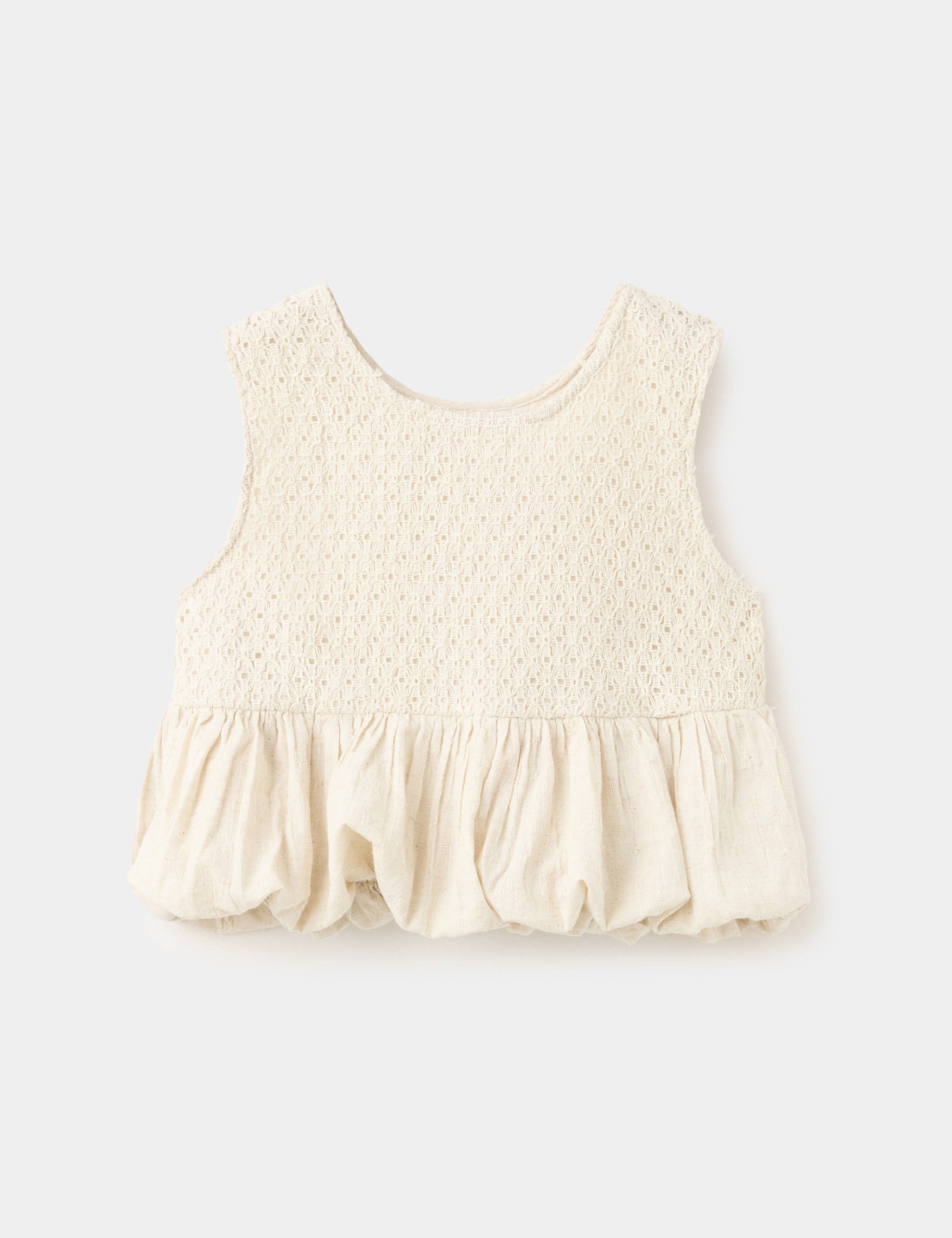 Mango blusa vineset in raw - Image 1