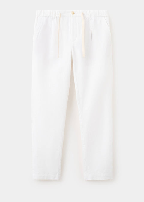 Mango pantalon romelino in off white