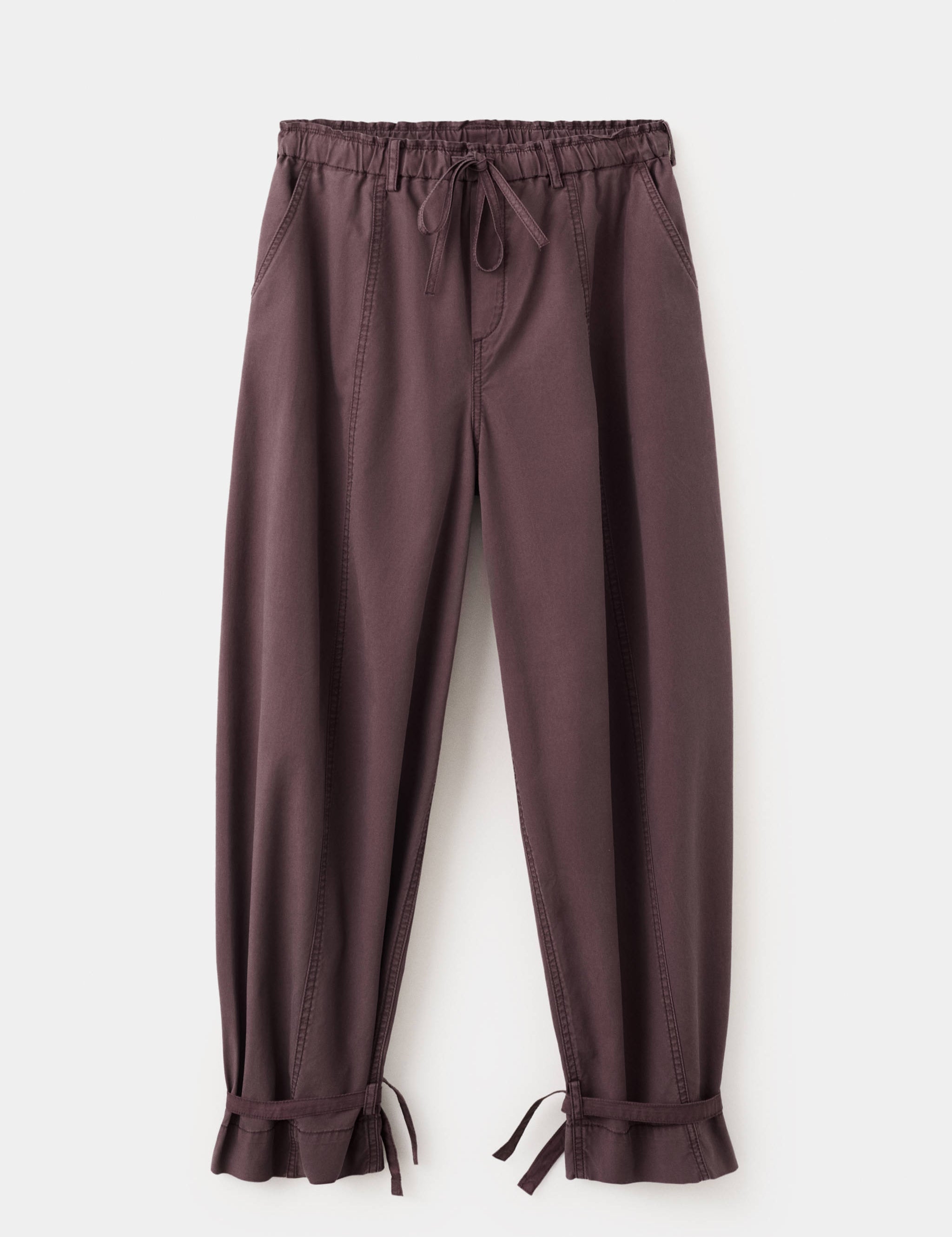Mango pantalon ant in purple brown - Image 1