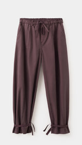 Mango pantalon ant in purple brown - Image 1