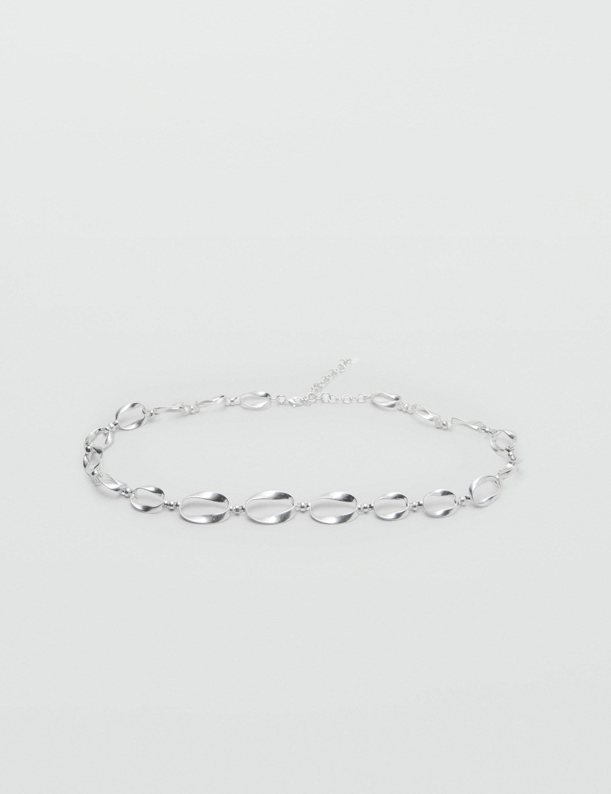 Mango cinturon ana in silver - Image 1