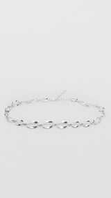 Mango cinturon ana in silver - Image 1