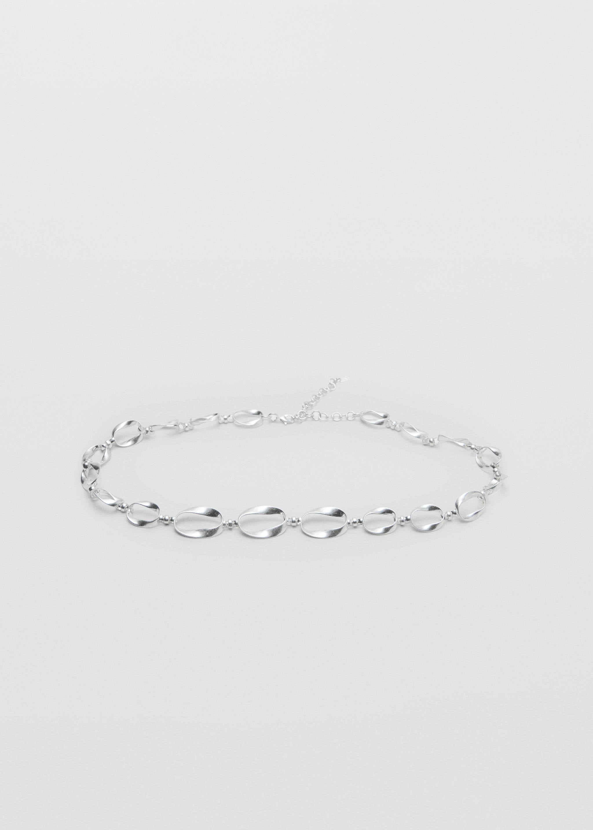 Mango cinturon ana in silver - Image 1