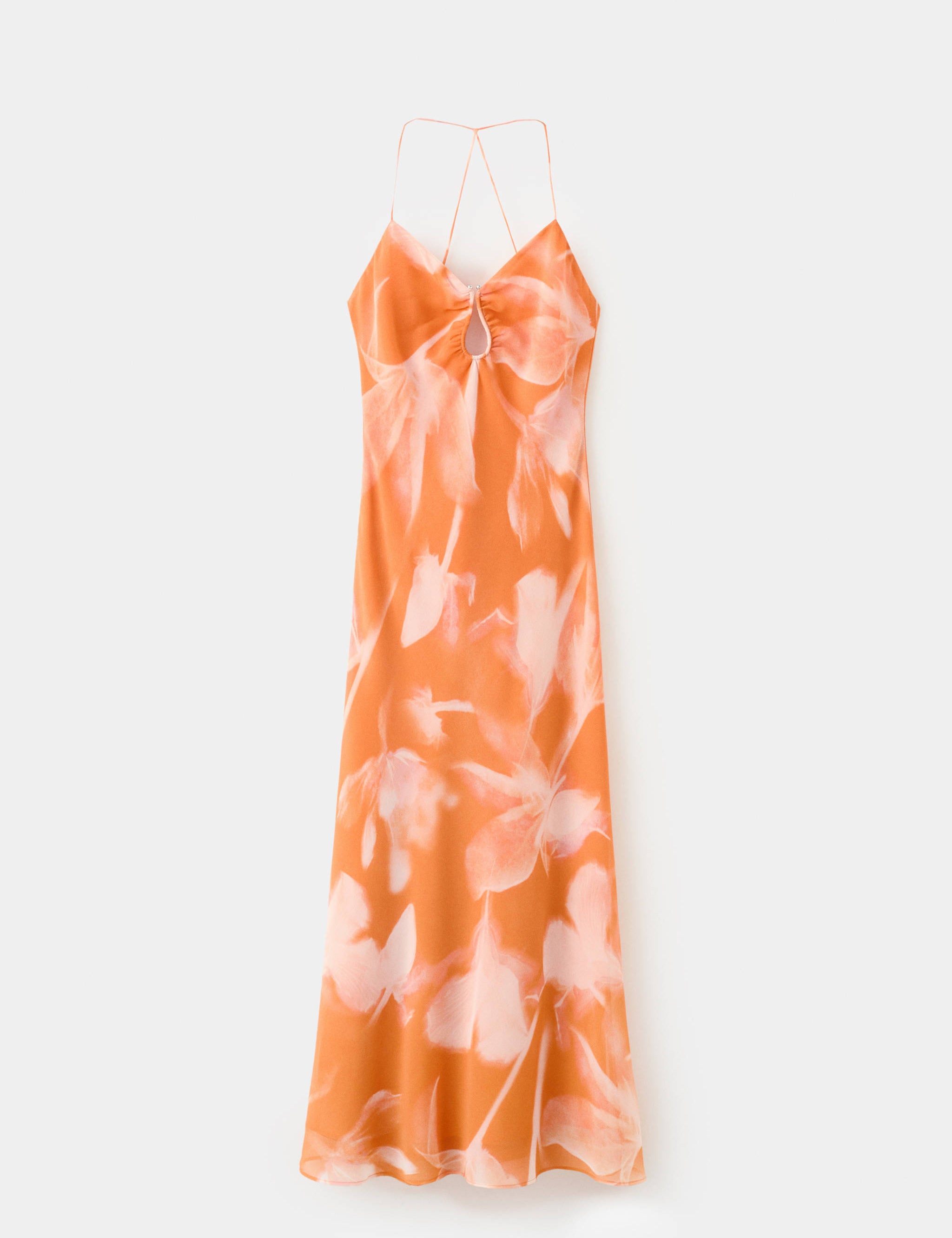Mango vestido marcelo in orange - Image 1