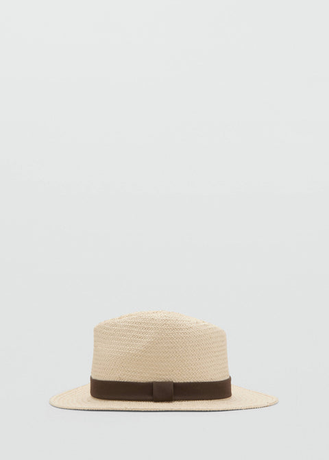 Mango gorra panama in raw