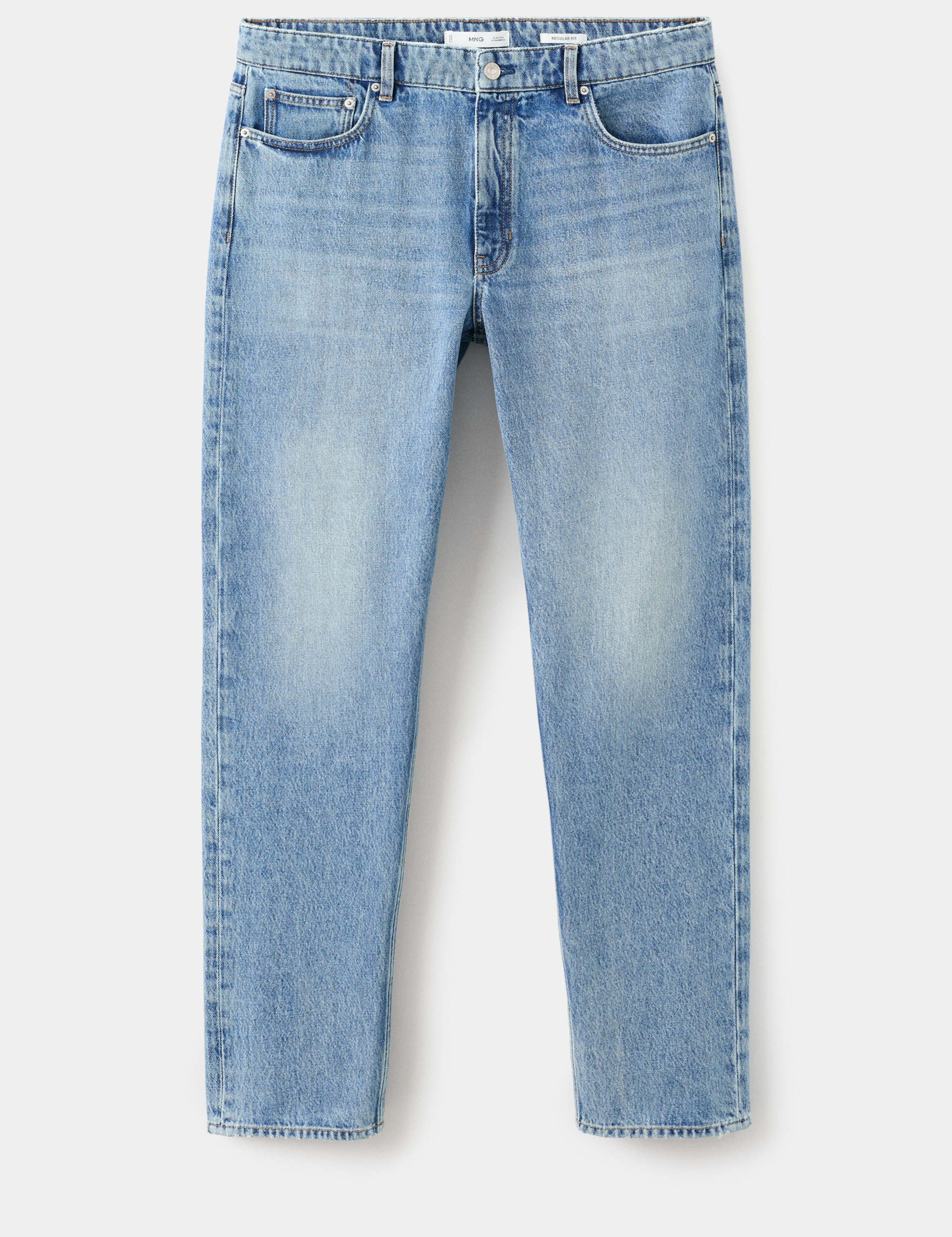 Mango jeans bob in medium denim - Image 1