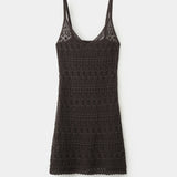 Mango vestido sikan in chocolate - Image 1