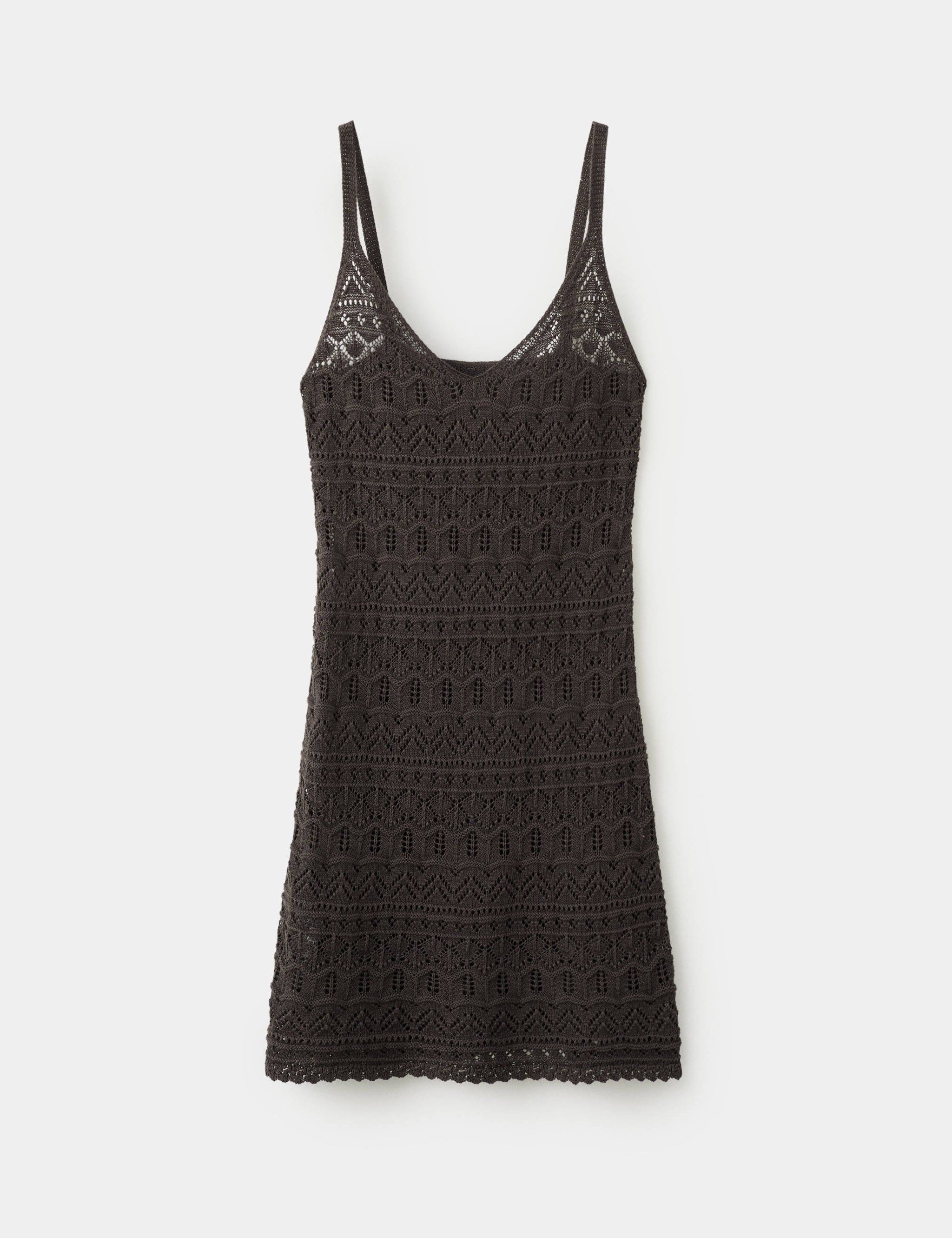 Mango vestido sikan in chocolate - Image 1