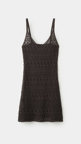 Mango vestido sikan in chocolate - Image 1