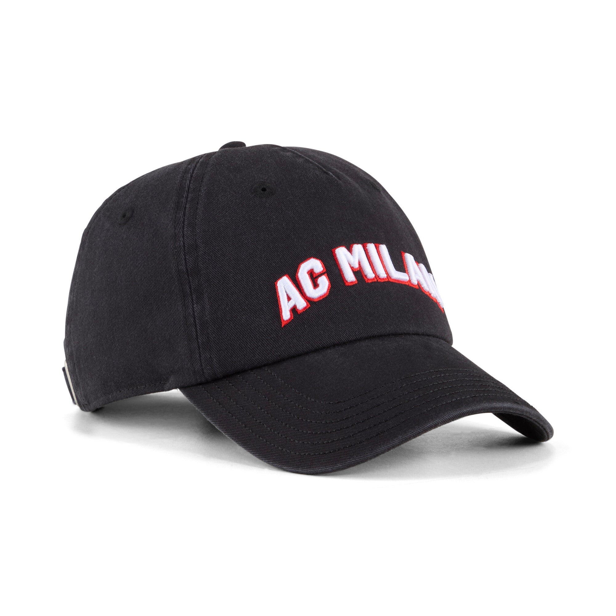 PUMA AC milan ftblCulture cap in black and for all time red - Image 1