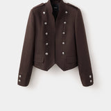Mango chaqueta juan in chocolate - Image 1