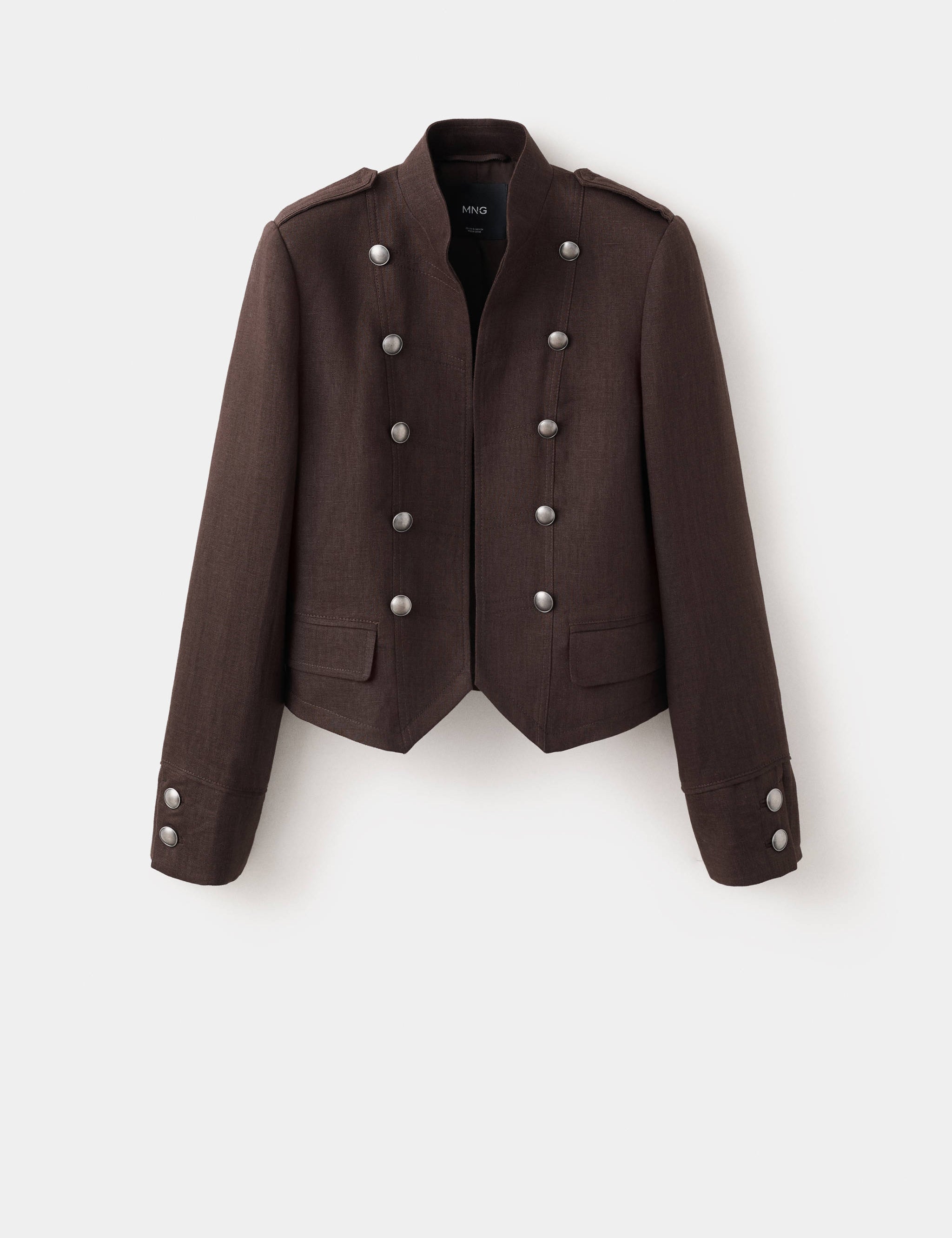 Mango chaqueta juan in chocolate - Image 1