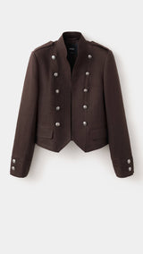 Mango chaqueta juan in chocolate - Image 1