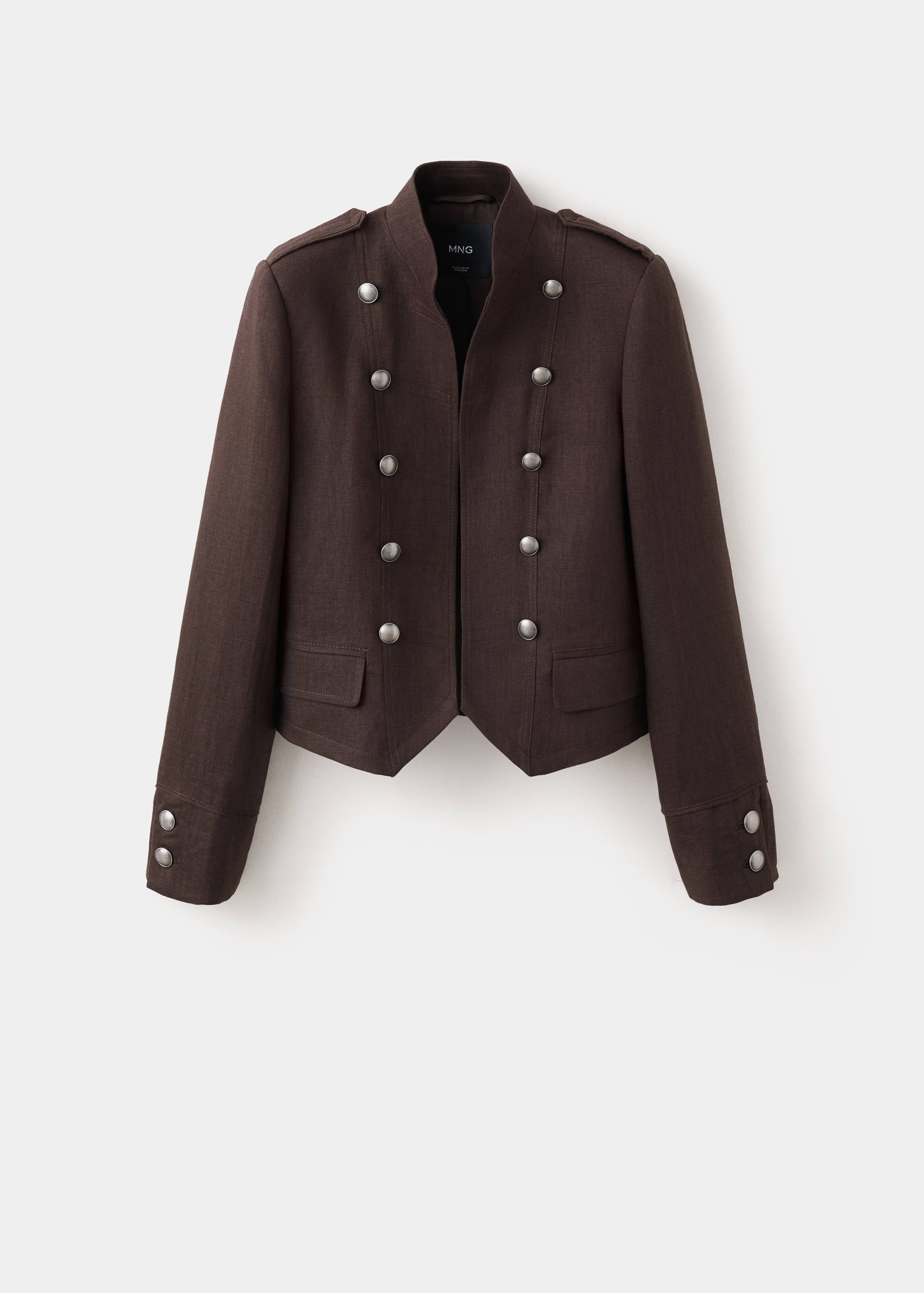 Mango chaqueta juan in chocolate - Image 1