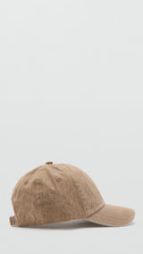 Mango gorra basic in beige - Image 1