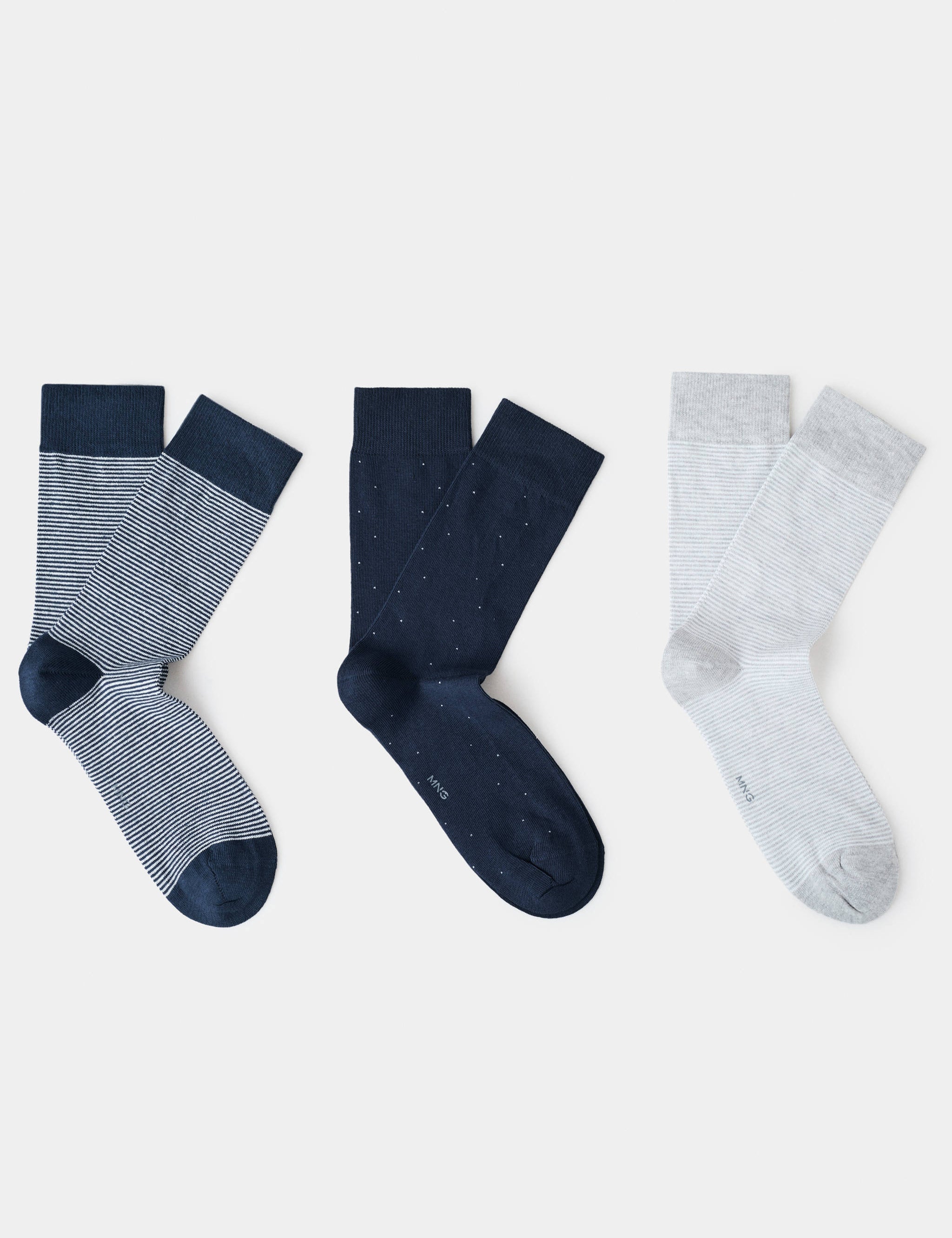 Mango socks trira1 in navy - Image 1