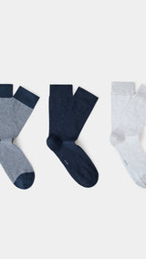 Mango socks trira1 in navy - Image 1