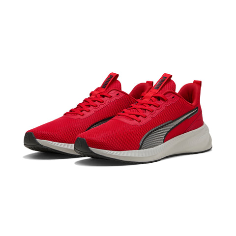 PUMA flyer lite 3 running shoes in for all time red and cool light gray