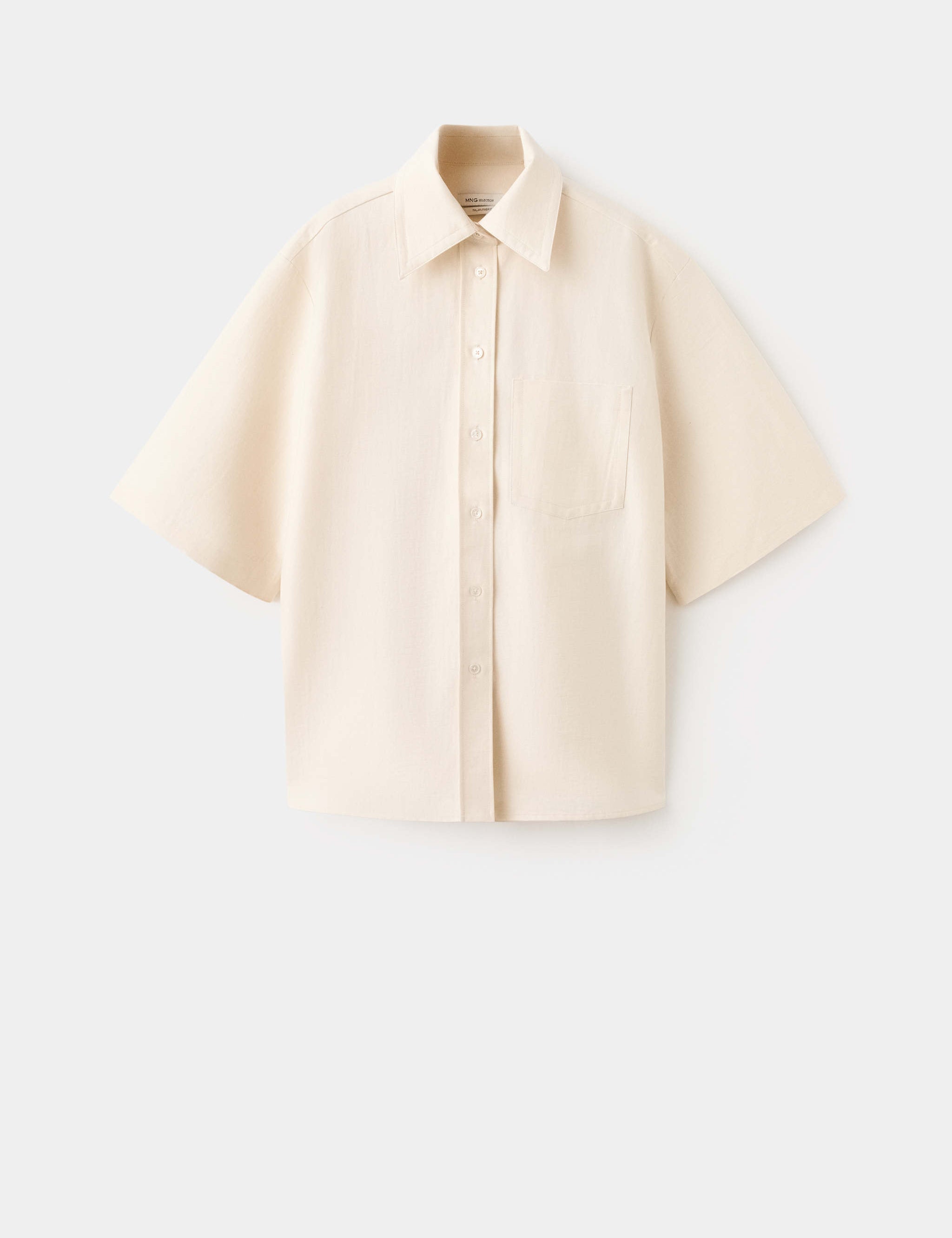 Mango shirt beta in beige - Image 1