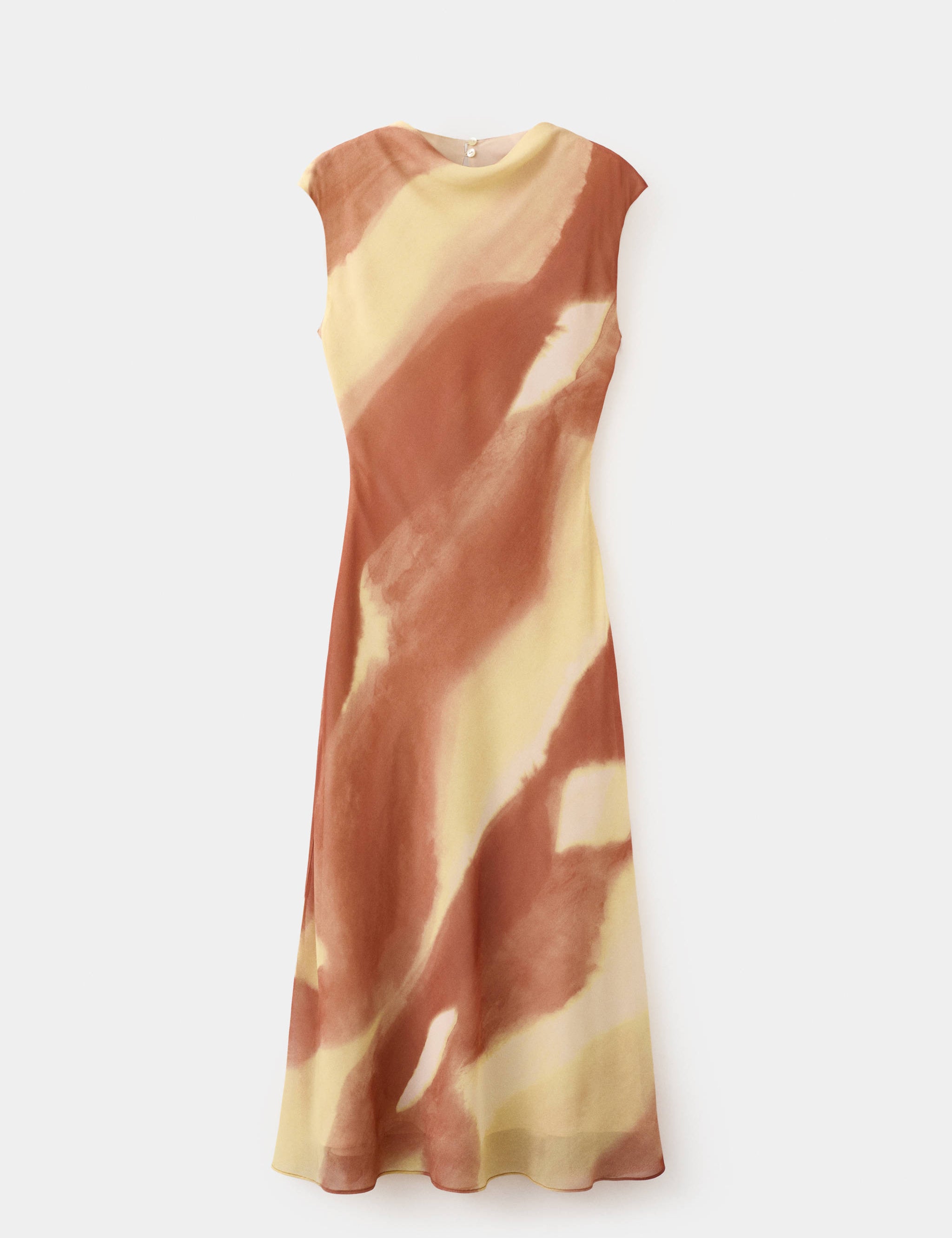 Mango vestido noel2 in pastel yellow - Image 1