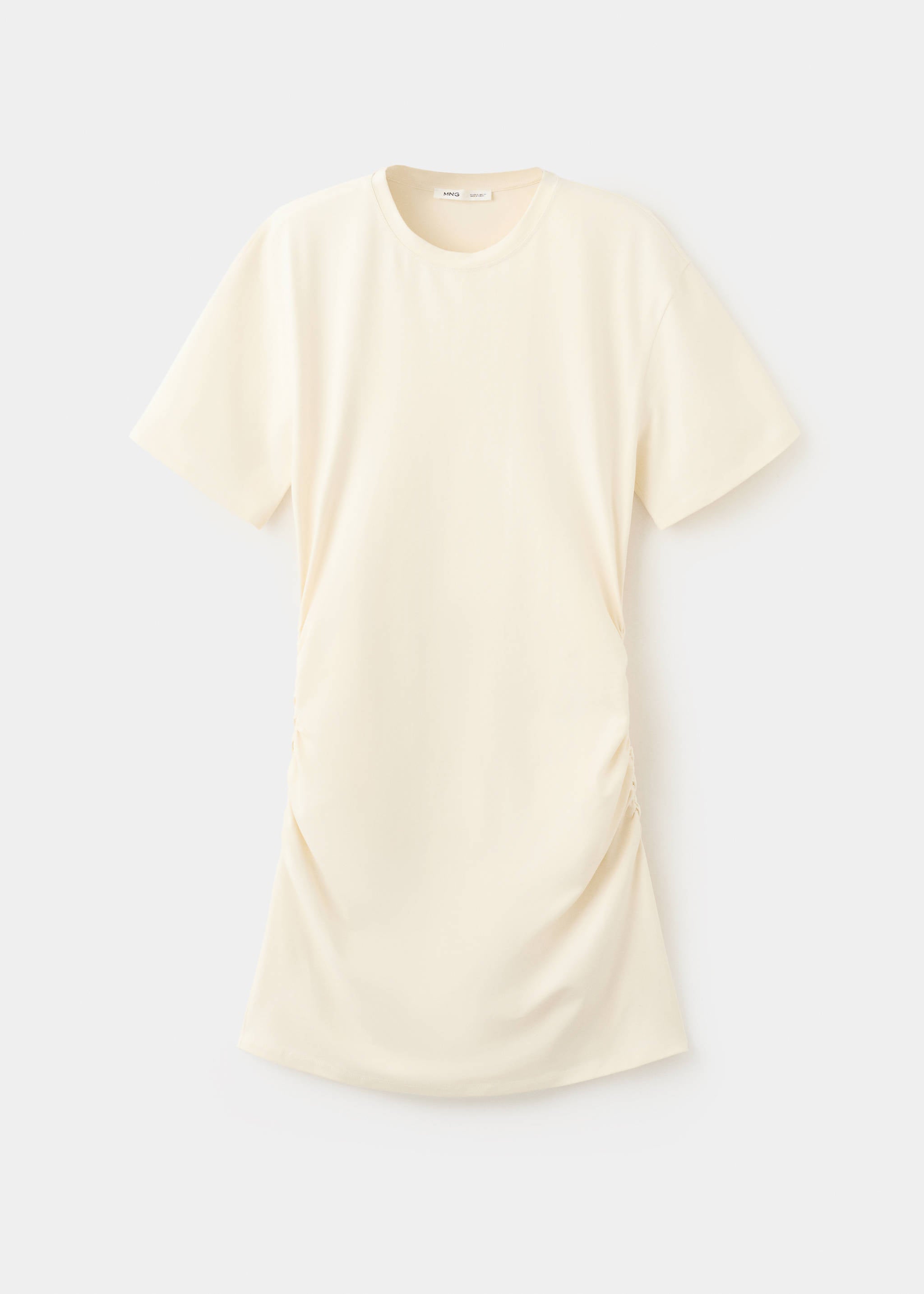 Mango vestido lennon in vanilla - Image 1