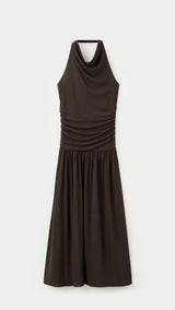Mango vestido osana in brown - Image 1