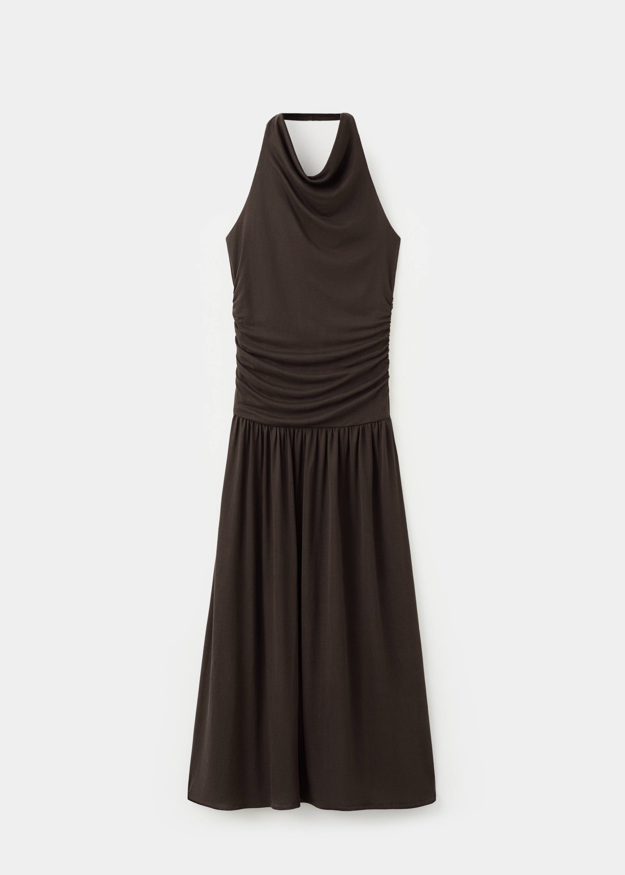 Mango vestido osana in brown - Image 1
