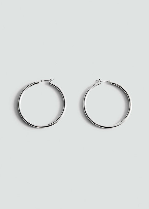 Mango earrings tiana in silver