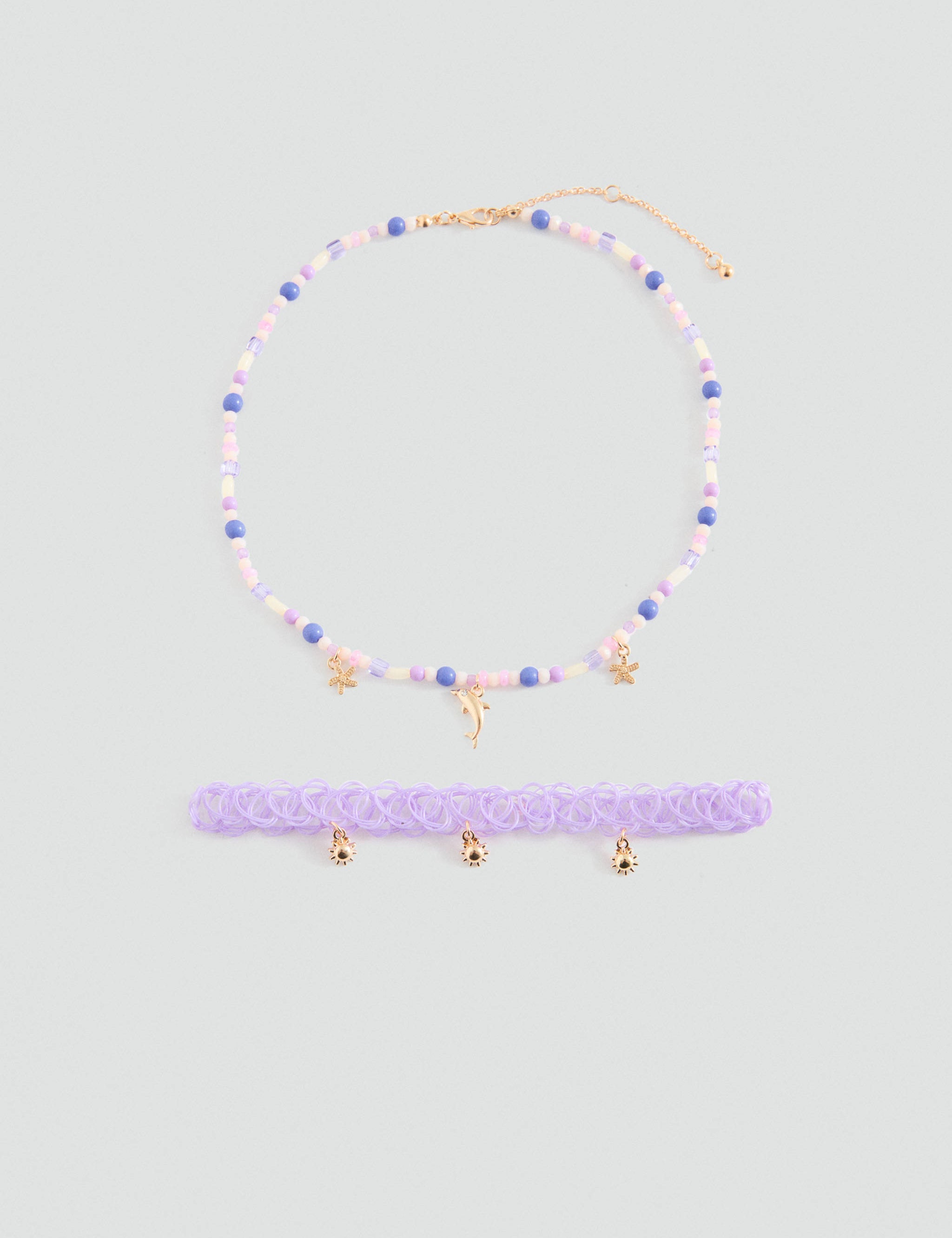 Mango collar cdolphin in lilac - Image 1
